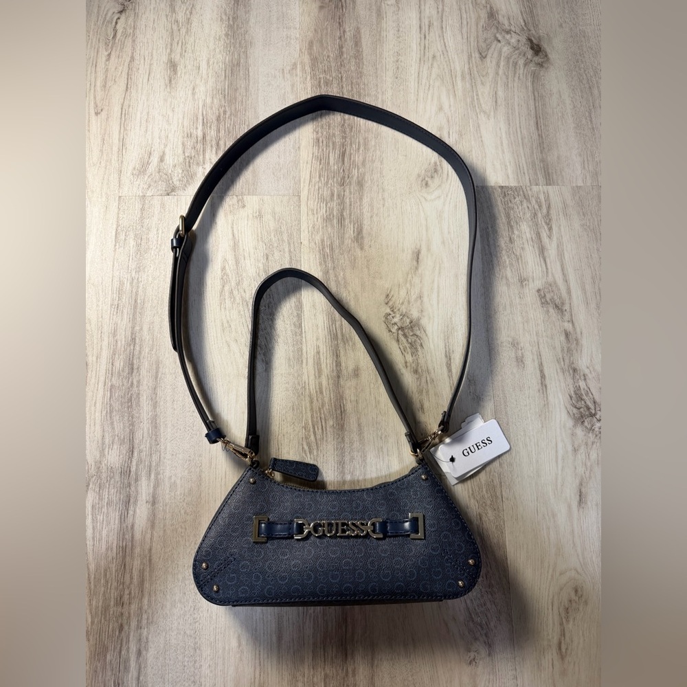 GUESS Dark Blue Shoulder Bag